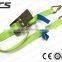 2'' Polyester Ratchet Tie Down Strap With J Hook