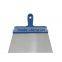 200mm Stainless Steel Blade black or blue color Plastic Handle Scraper putty knife European Standard Tools