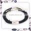 wholesale red leather bracelet with beads charms for girls