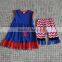 european style mustard pie remake cotton 4th of July boutique baby girl outfits