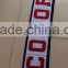 100%Acrylic Jacquard Knitting Letters Colorado Flag Scarf Fan Scarf                        
                                                Quality Choice