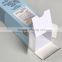 Custom made environmental light blue cosmetic package box for VOV Refreshing soft foundation