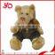 Customized plush bear with scarf,soft plush bear toy, plush giant teddy bear