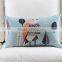 Bird And Tree Cotton Linen Handmade Sofa Throw Pillow Case