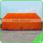 CE Rectangle Orange Inflatable stage tent
