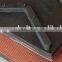 Rubber chevron conveyor belt with patterns of C, V, Y types