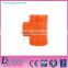FM UL approved ductile iron Threaded reducing tee