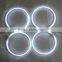 wholesale led headlight xenon lamp 4*120mm 12v white color ccfl angel eyes for bmw for audi cars halo rings kit
