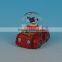 For 2016 christmas party decoration,resin christmas water globe with reindeer figurine