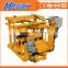 QT40-3A hydraulic press manual egg laying concrete hollow block making machine price in Zambia