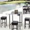 Nice design unique rattan bar stool garden furniture table and long chair wholesale bar furniture