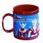 High Quality Food Grade Embossed Beautiful Girl Pattern Rubber Tea Mug