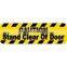 warning and caution sticker labels printing stong stickness