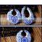 Chinese Blue and White porcelain drop necklace