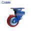 6 inches swivel brake industrial caster wheel, shock absorbing heavy duty casters wheels, made in china