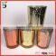 wedding products rose gold candle holder glass votive with gold