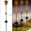 Harvest festival decorations metal scarecrow crystal rod solar stake light