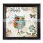 Inspiration Bird Vintage Wooden Framed Wall Printing