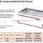 Single-temperature Style and ISO Certification supermarket display freezer