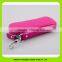 Custom multiple portable compact fancy PU geunie leather car key holder 15069