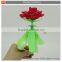 Hot selling kids hand induction flying spinning rose toys for sale