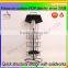 Rotating Metal Wire Floor Standing Literature Brochure Display Rack