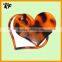 factory cheap plastic heart sliding cosmetic pocket mirror
