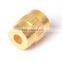 custom nickel plating brass external thread nut