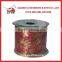 Hot Sale Silver Wired Edge Christmas Gift Ribbon