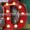 New Custom LED Channel Letter Signboard Bulb Letter Sign