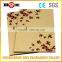 Custom printed necklace earring cards with coppper edge