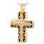 SRP8364 Jesus Cross Pendant with Micro CZ Paved Cremation Jewelry Stainless Steel Memorial Pendant