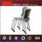 Mobile stackable Cheap Office Visitor chair with wheels