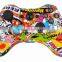 Custom stickerbomb replace shell complete kits for Xbox 360 Hydro Dipped Sticker Bomb Controller Shell Mod Kit + Parts