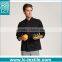 Wholeasle to Amazon Upslace Beathable Fitted Mens Black Chef Jacket