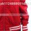 Sexy Girl Wearing Beautiful Varsity Jackets Red Color