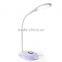 Led table lamp with RGB colorful atmosphere rechargeable