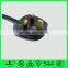 BSI UK 3 pin standard grounding plug fused plug extension cord