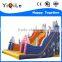 Winter theme of castle inflatable with sliding bouncer jump castles for sale