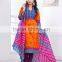 Cotton Designer Semi Stitched Embroidered Printed Salwar Kameez Suit Dress Ethnic