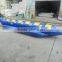 Rubber water boat for adults,0.9mm thick Inflatable Banana Water Boat factory price