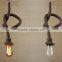 Scandinavialamp Creative DIY Rope Chandelier for Loft Lamp