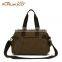 Vintage Canvas Shoulder Bag For Girls Lady Handbag Lady Tote Bag Shoulder Bags For College Khaki Color