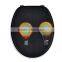 Fashion light printing new design 3d toilet seat
