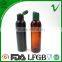 Hot sale cylinder shampoo 1 ounce plastic bottles with flip top cap
