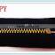 Top sale! 3# Y teeth Metal Zipper in antique brass for Jeans