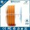 My speaker F013 white/orange color 5W LED shockproof shower speaker floating in the water