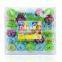 novelty peg-top plastic toy candy with tattoo paper
