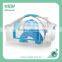 729 Taiwan design Pet product High transparency Crystal small pet squirrel Hamster Cage with X shape handle