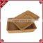 Wholesale handwoven rattan storage dough proofing poly rattan plastic bread basket